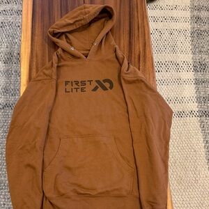 First Lite Rust Hoodie